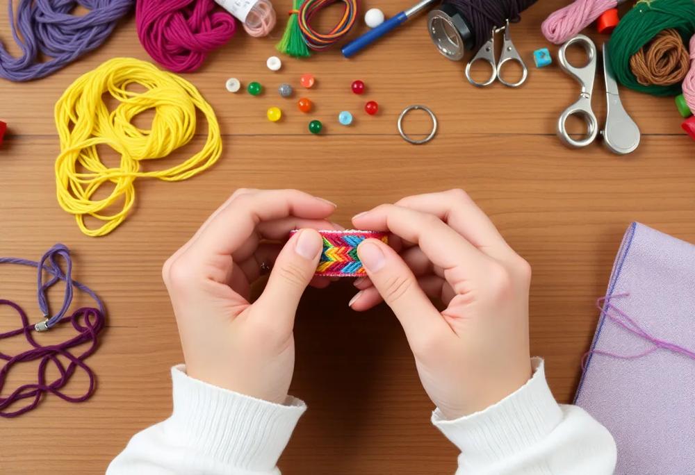 embroidery bracelet